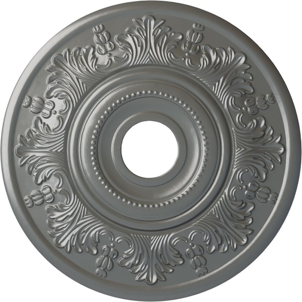 Ekena Millwork Vienna Ceiling Medallion (Fits Canopies up to 6 1/2"), 20"OD x 3 1/2"ID x 1 1/2"P, Silver CM20VISLS - main